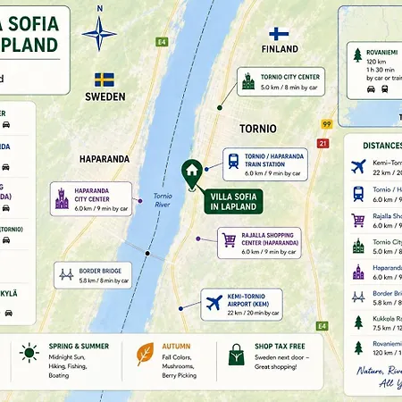 Sofia In Lapland ヴィラ トルニオ